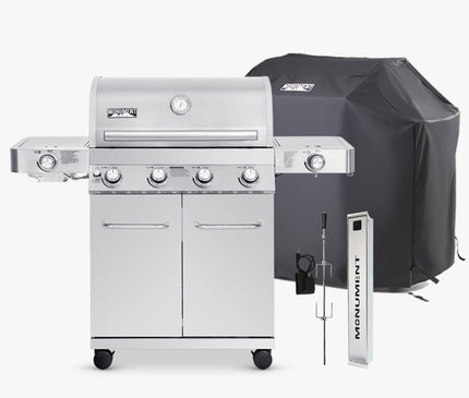 Monument Grills 24367 | Stainless Infrared Propane Gas Grill 24367