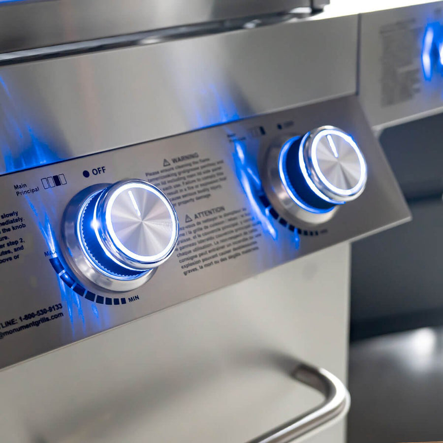 Monument Grills 24367 | Stainless Infrared Propane Gas Grill 24367
