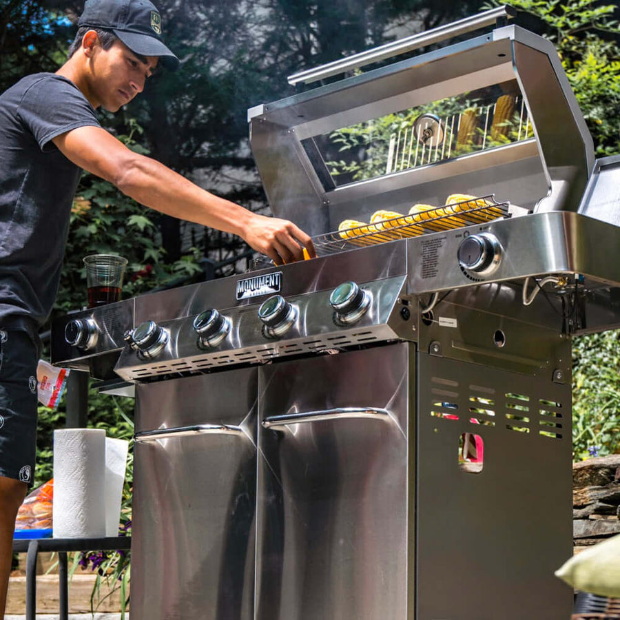 Monument Grills Stainless Infrared Propane Gas Grill 35633