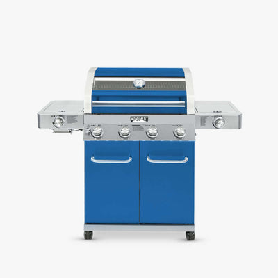 Monument Grills Matte Blue Infrared Propane Gas Grill 35633B