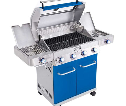 Monument Grills Matte Blue Infrared Propane Gas Grill 35633B