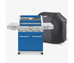 35633 Blue Gas Grill & Grill Cover