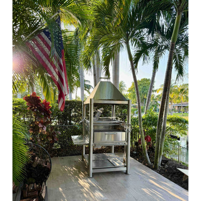 Tagwood BBQ BBQ12SS Beast XL 360 Open Fire Grill