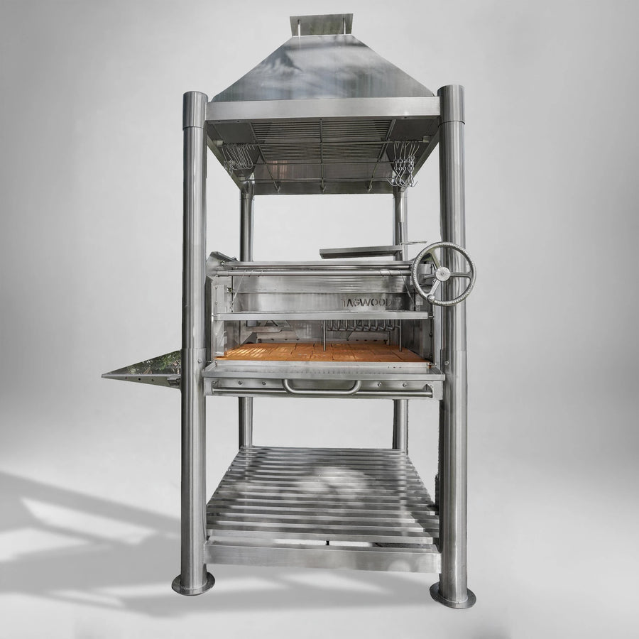 Tagwood BBQ BBQ12SS Beast XL 360 Open Fire Grill 01