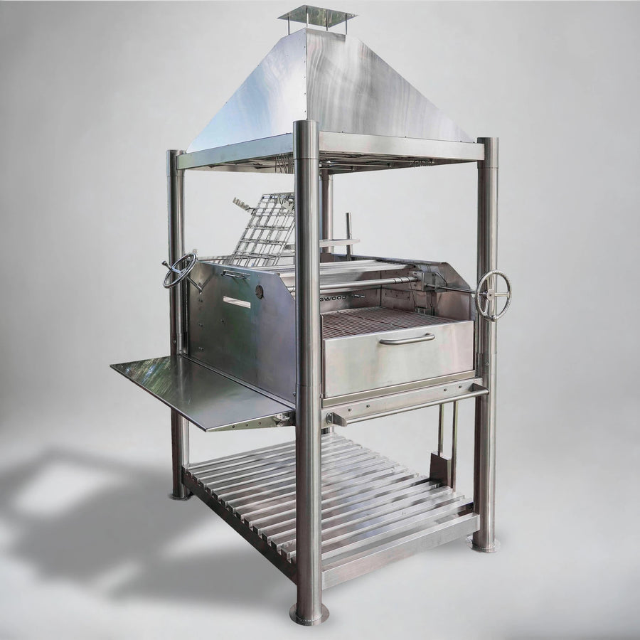 Tagwood BBQ BBQ12SS Beast XL 360 Open Fire Grill 04