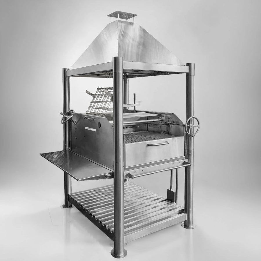 Tagwood BBQ BBQ12SS Beast XL 360 Open Fire Grill 05