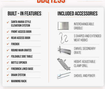Tagwood BBQ BBQ12SS Beast XL 360 Open Fire Grill 07