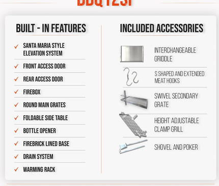 Tagwood BBQ BBQ12SI Beast XL 360 Open Fire Grill 05