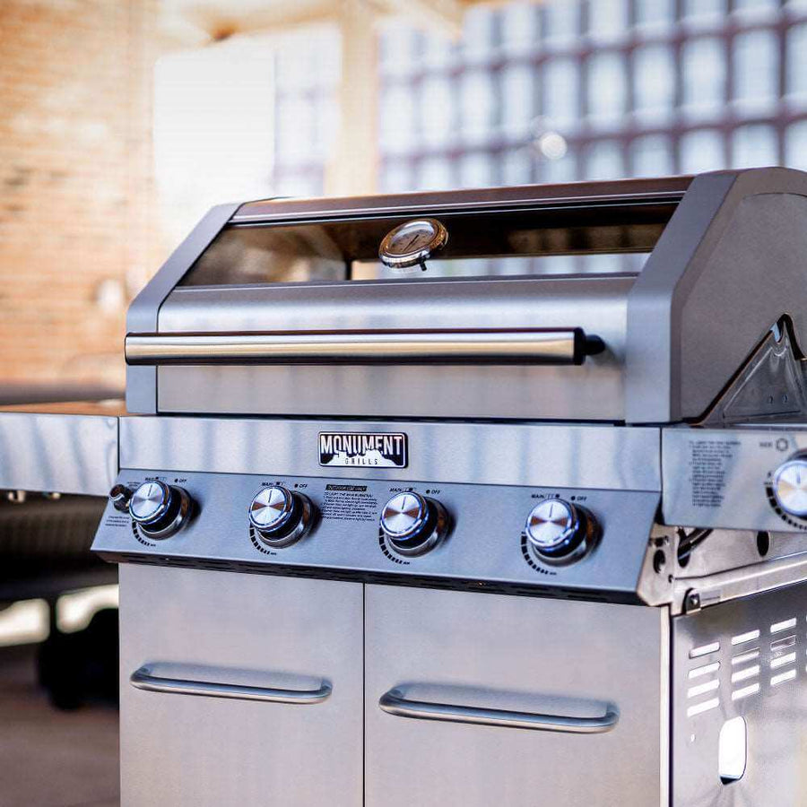 Monument Grills 41847NG | Stainless Natural/Propane Gas Grill 41847NG