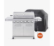 77352 Propane Gas Grill (Includes Rotisserie Kit) & Grill Cover