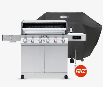 Monument Grills Stainless Smart Propane Gas Grill Denali 605Pro