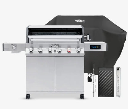 Monument Grills Stainless Smart Propane Gas Grill Denali 605Pro