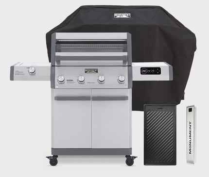 Monument Grills Eminence 405 | Chic Clearview® Smart Stainless Gas Grill E405
