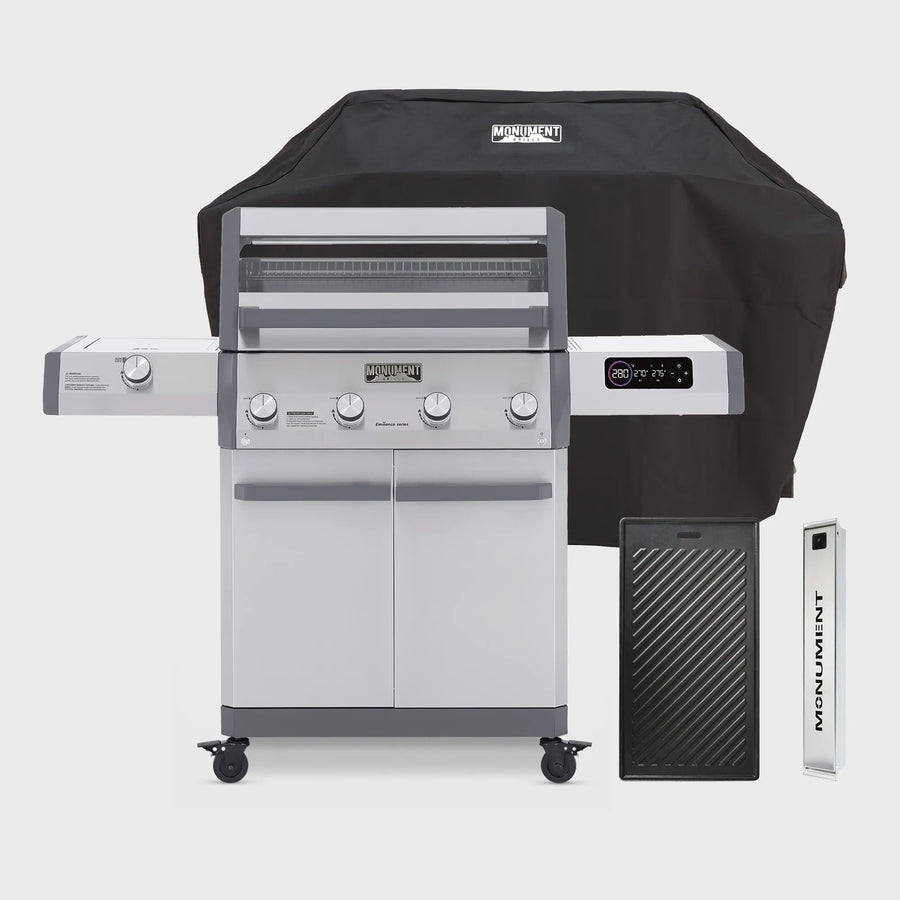 Monument Grills Eminence 405 | Chic Clearview® Smart Stainless Gas Grill E405