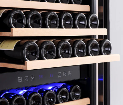 Empava Dual Zone Wine Cooler 70 inch Tall Wine Fridge EMPV-WC08D