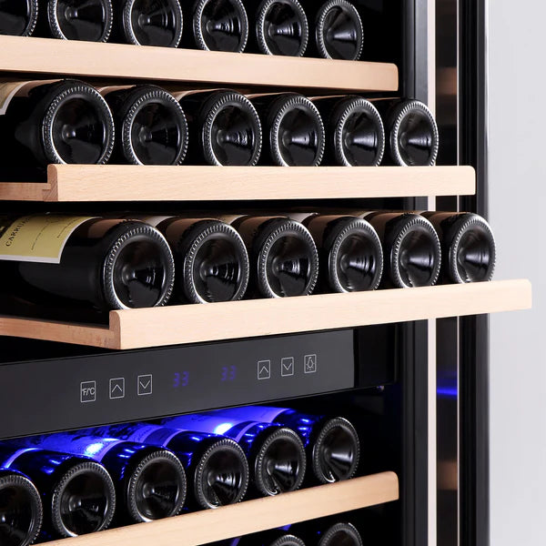 Empava Dual Zone Wine Cooler 70 inch Tall Wine Fridge EMPV-WC08D