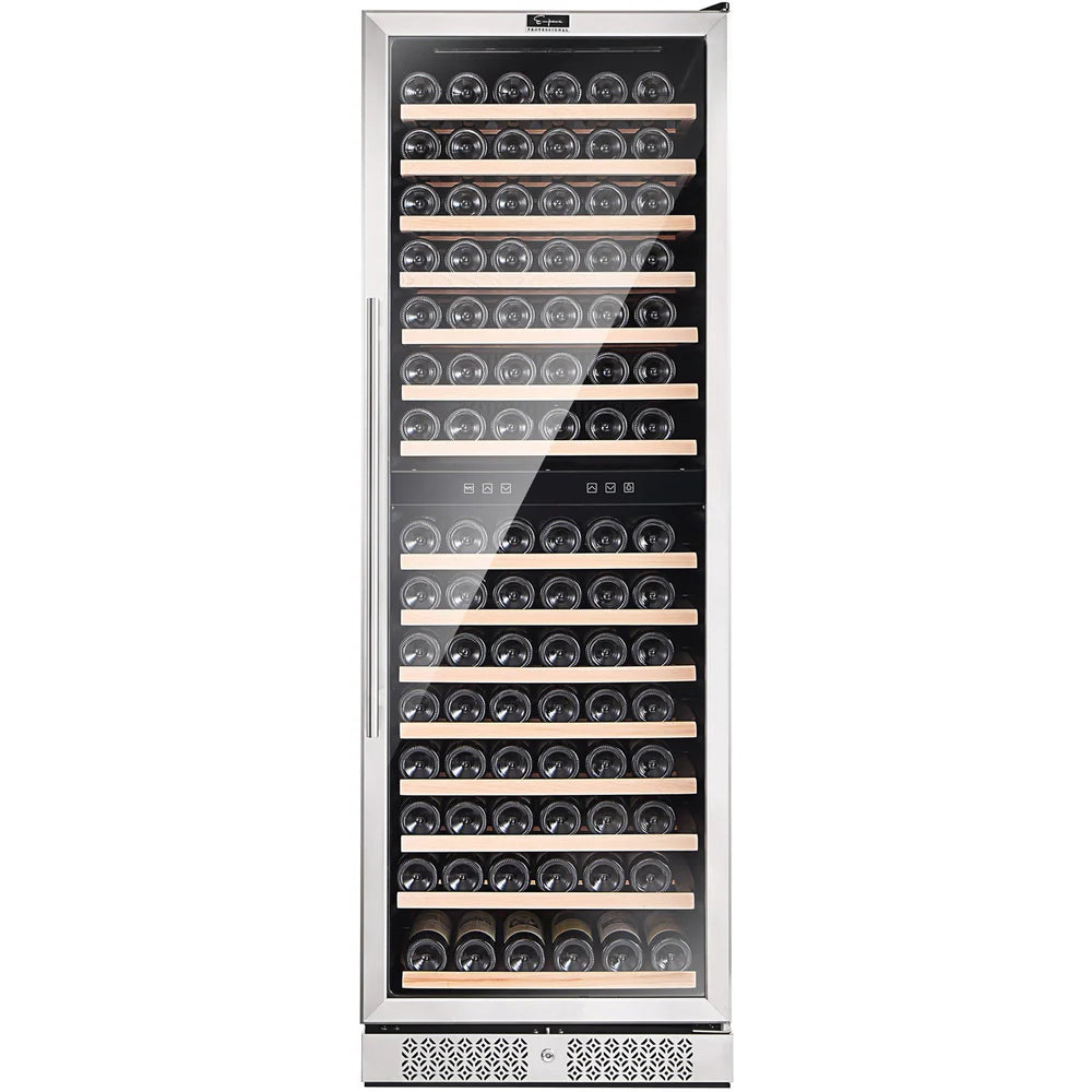 Empava Dual Zone Wine Cooler 70 inch Tall Wine Fridge EMPV-WC08D