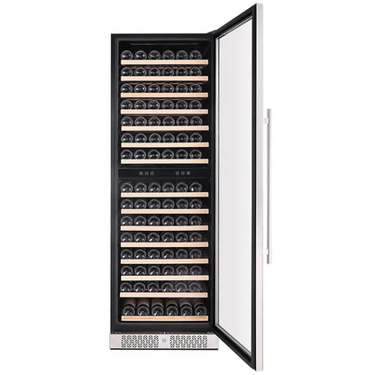 Empava Dual Zone Wine Cooler 70 inch Tall Wine Fridge EMPV-WC08D