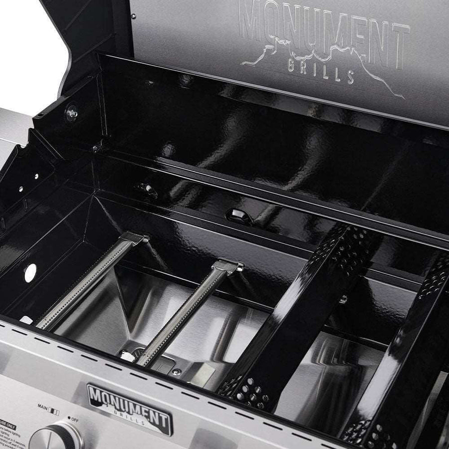 Monument Grills Denali 405 | Stainless Smart Tech Propane Gas Grill D405