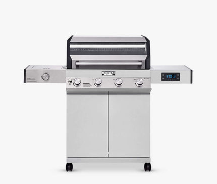 Monument Grills Denali 405 | Stainless Smart Tech Propane Gas Grill D405