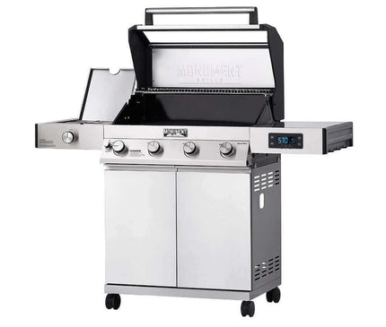 Monument Grills Denali 405 | Stainless Smart Tech Propane Gas Grill D405