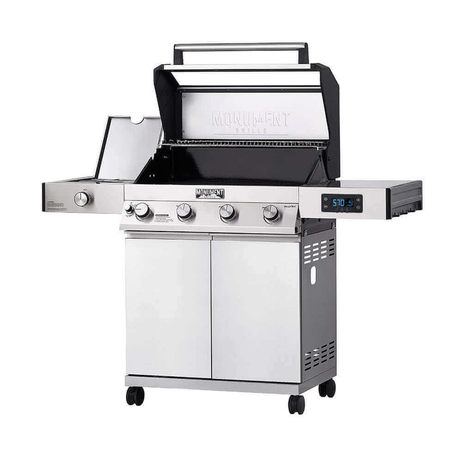 Monument Grills Denali 405 | Stainless Smart Tech Propane Gas Grill D405
