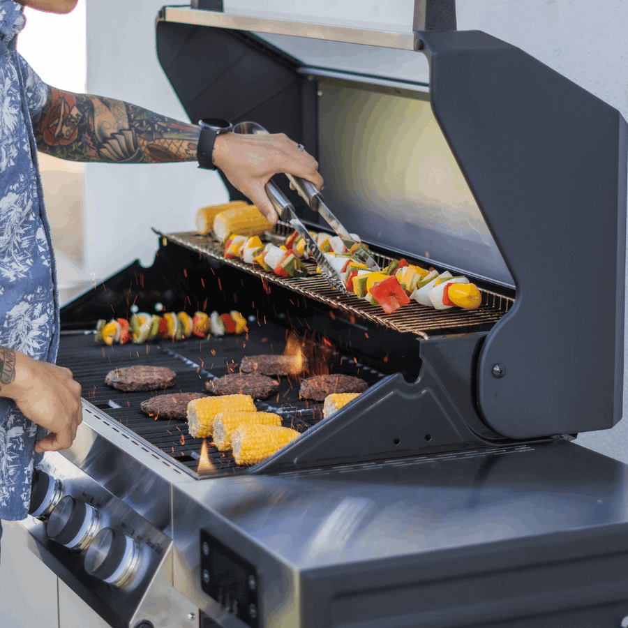 Monument Grills Denali 405 | Stainless Smart Tech Propane Gas Grill D405