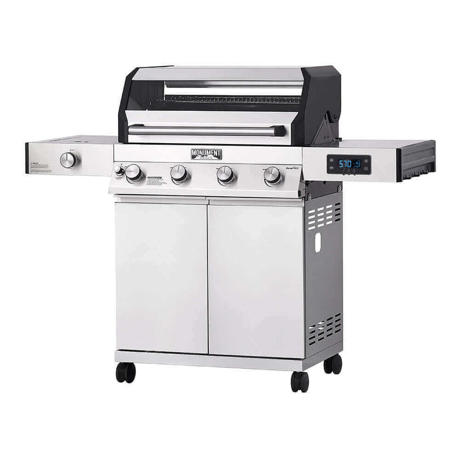 Monument Grills Denali 405 | Stainless Smart Tech Propane Gas Grill D405