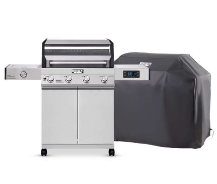 Monument Grills Denali 405 | Stainless Smart Tech Propane Gas Grill D405