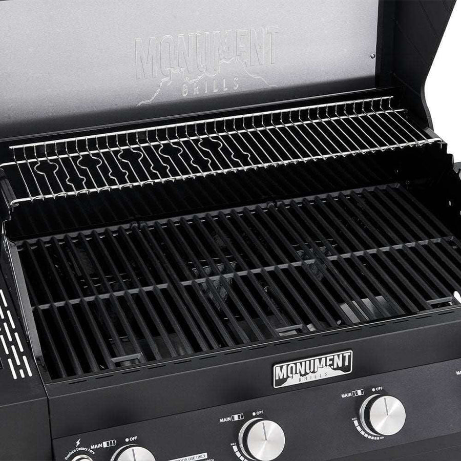 Monument Grills Black Smart Tech Propane Gas Grill Denali 425