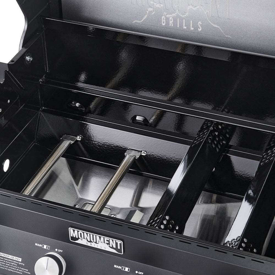 Monument Grills Black Smart Tech Propane Gas Grill Denali 425