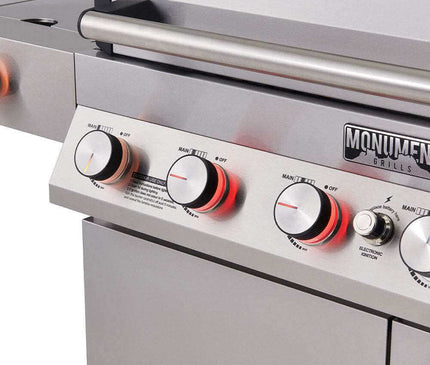 Monument Grills Stainless Smart Tech Natural/Propane Gas Grill Denali 605