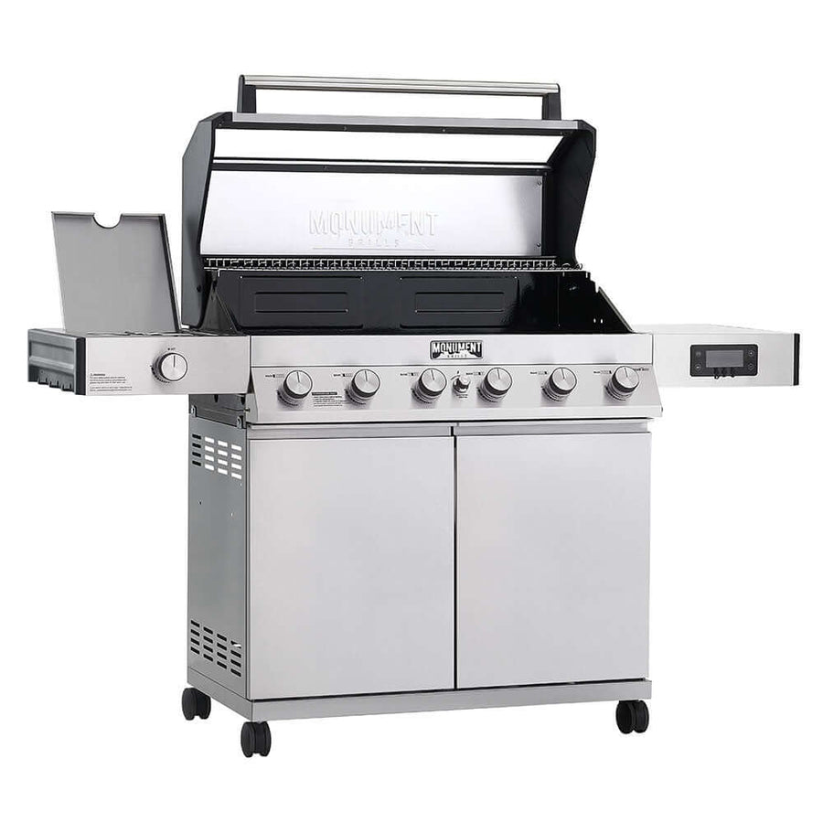 Monument Grills Stainless Smart Tech Natural/Propane Gas Grill Denali 605