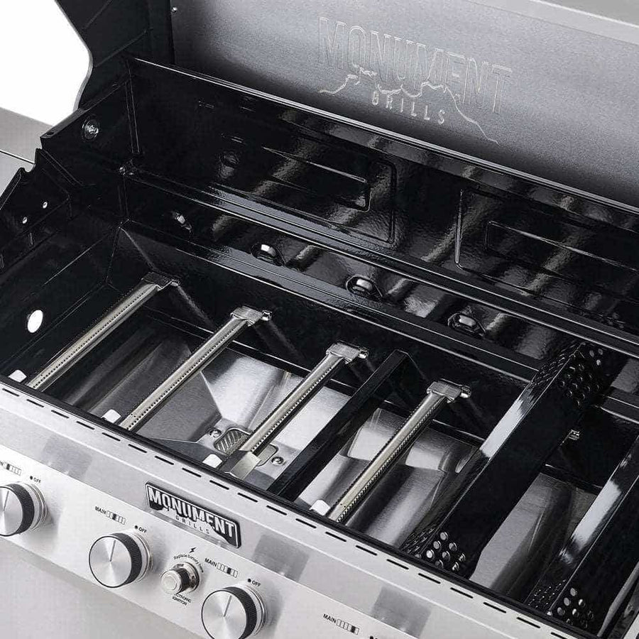 Monument Grills Stainless Smart Tech Natural/Propane Gas Grill Denali 605