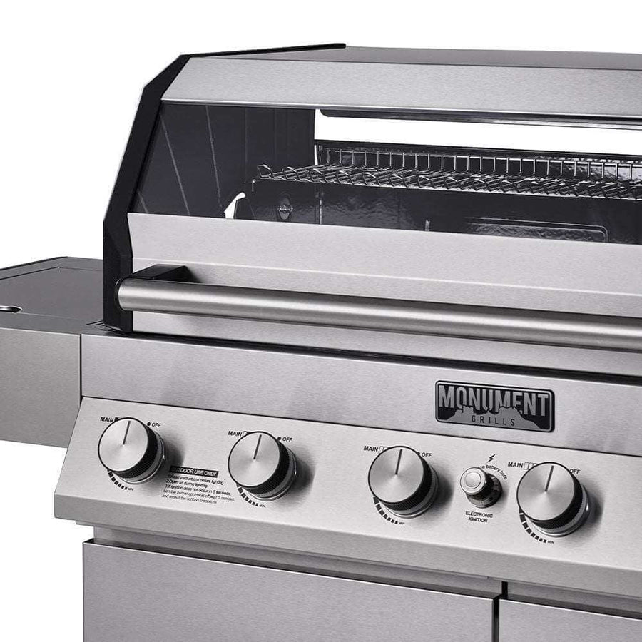 Monument Grills Stainless Smart Tech Natural/Propane Gas Grill Denali 605