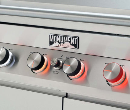 Monument Grills Stainless Smart Propane Gas Grill Denali 605Pro