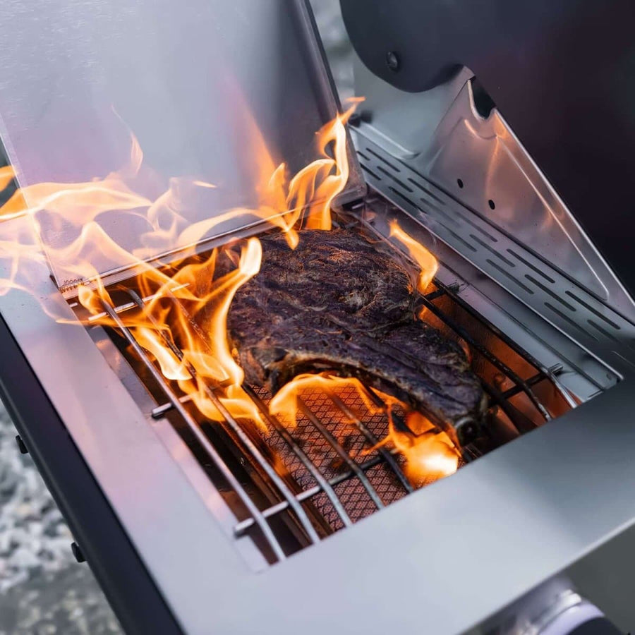 Monument Grills Stainless Smart Propane Gas Grill Denali 605Pro
