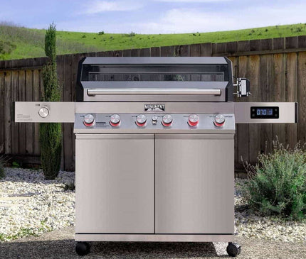 Monument Grills Stainless Smart Propane Gas Grill Denali 605Pro