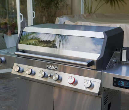 Monument Grills Stainless Smart Propane Gas Grill Denali 605Pro