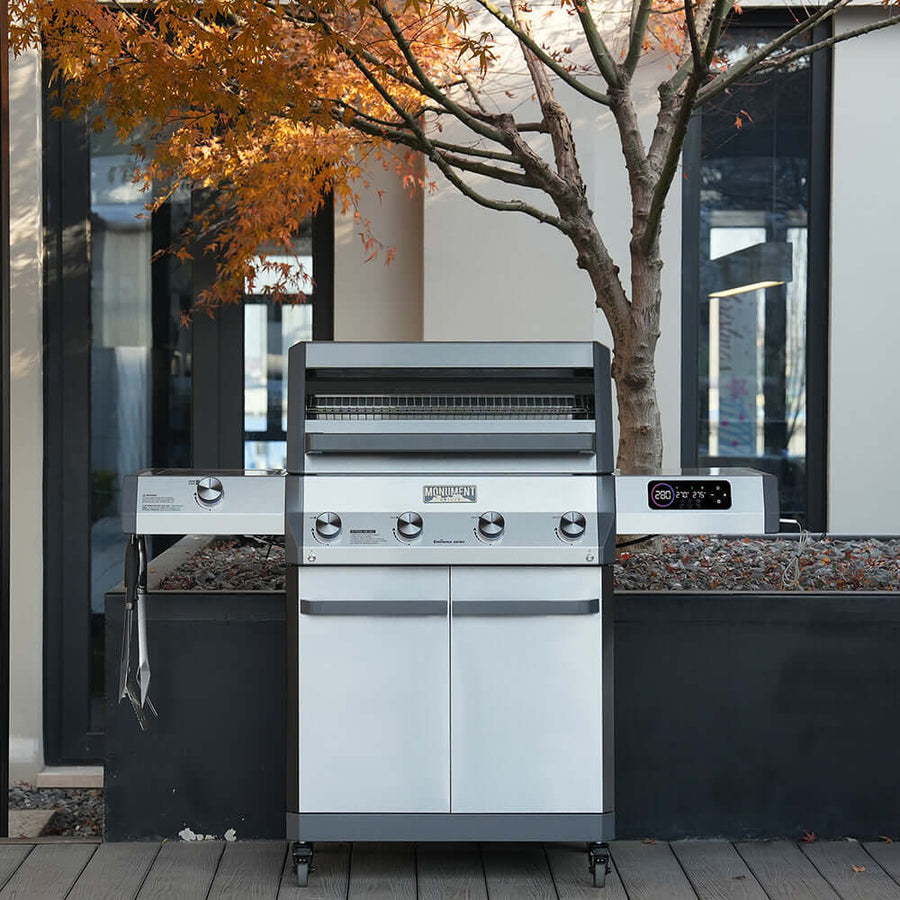 Monument Grills Eminence 405 | Chic Clearview® Smart Stainless Gas Grill E405
