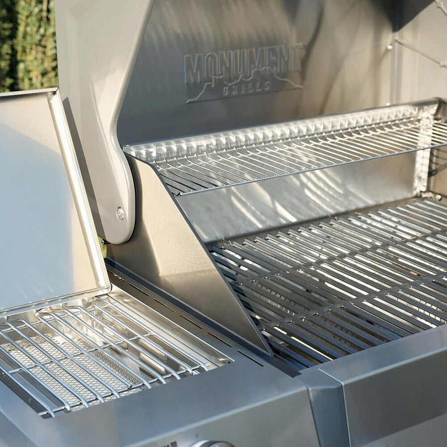Monument Grills Eminence 405 | Chic Clearview® Smart Stainless Gas Grill E405