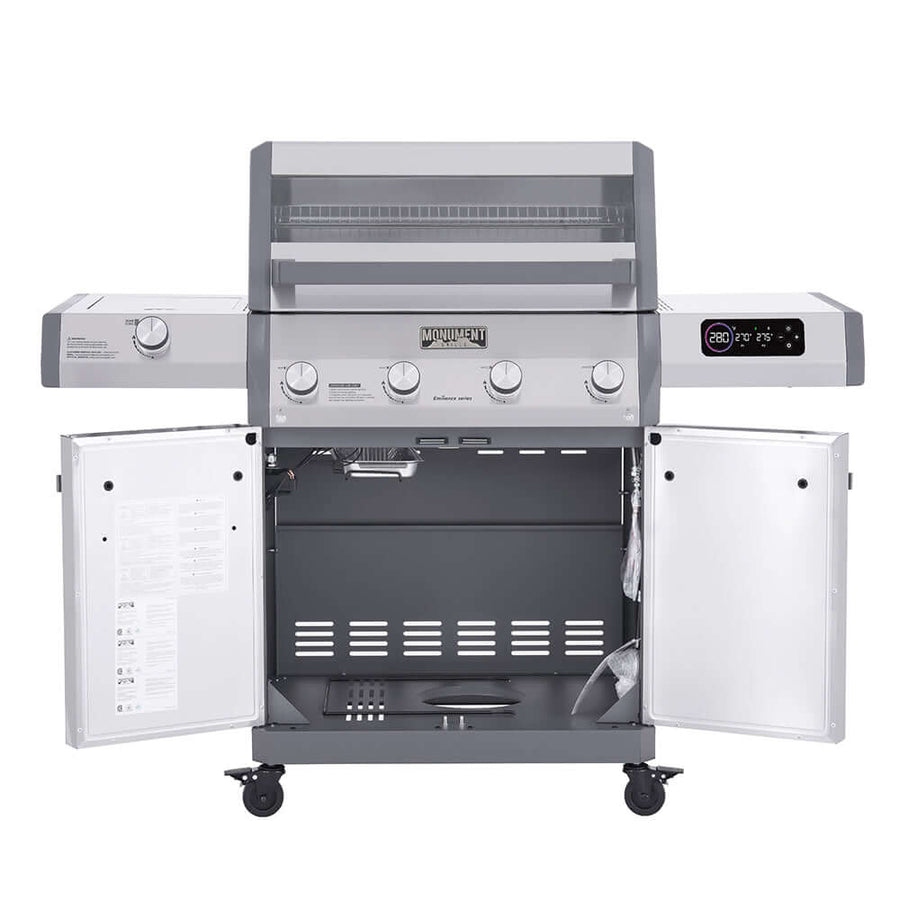 Monument Grills Eminence 405 | Chic Clearview® Smart Stainless Gas Grill E405