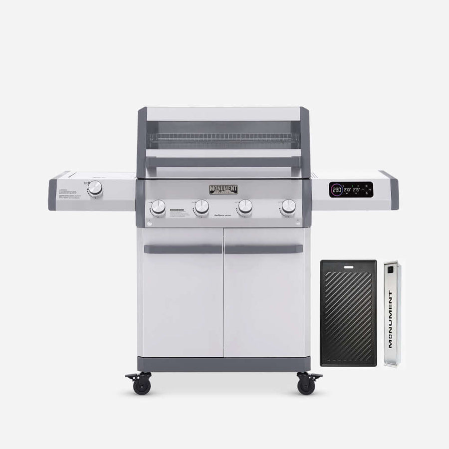 Monument Grills Eminence 405 | Chic Clearview® Smart Stainless Gas Grill E405