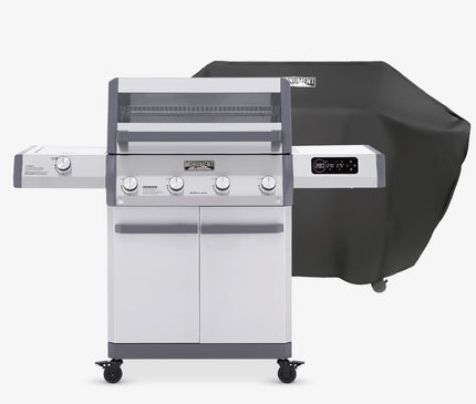 Monument Grills Eminence 405 | Chic Clearview® Smart Stainless Gas Grill E405