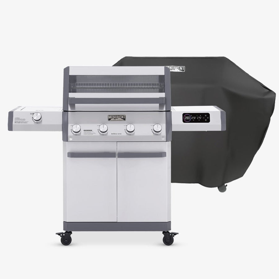 Monument Grills Eminence 405 | Chic Clearview® Smart Stainless Gas Grill E405