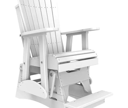 LuxCraft 2' Adirondack Balcony Glider Chair 2APBAG 05