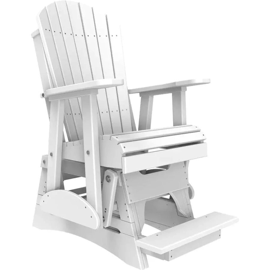LuxCraft 2' Adirondack Balcony Glider Chair 2APBAG 05