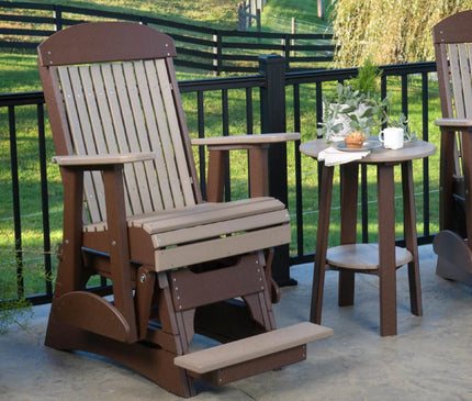 LuxCraft 2' Classic Balcony Glider Chair 2CPBAG