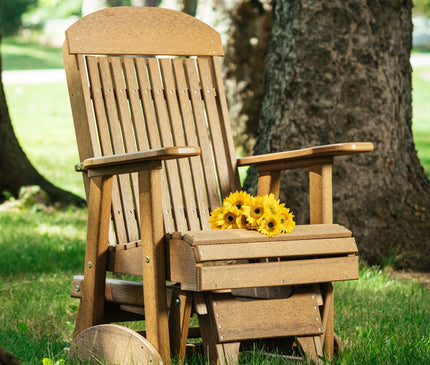 LuxCraft 2' Classic Highback Glider Chair 2CPG