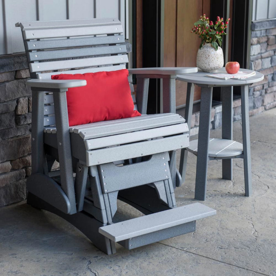 LuxCraft 2' Plain Balcony Rollback Glider Chair 2PPBAG